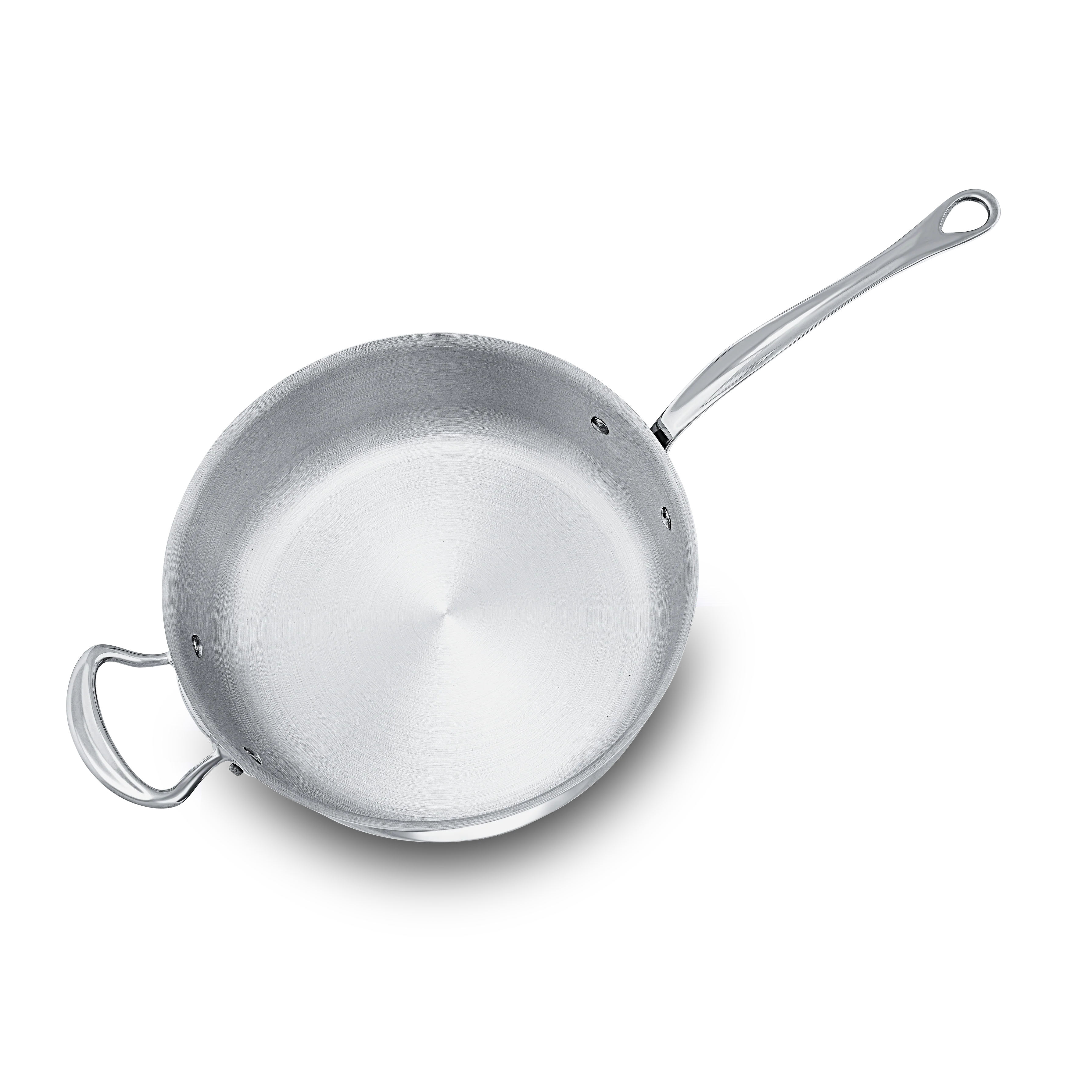 Mauviel M'COOK 5-Ply Saute Pan With Lid With Helper Handle, Cast Stainless Steel Handle, 6.2-Qt - Image 3