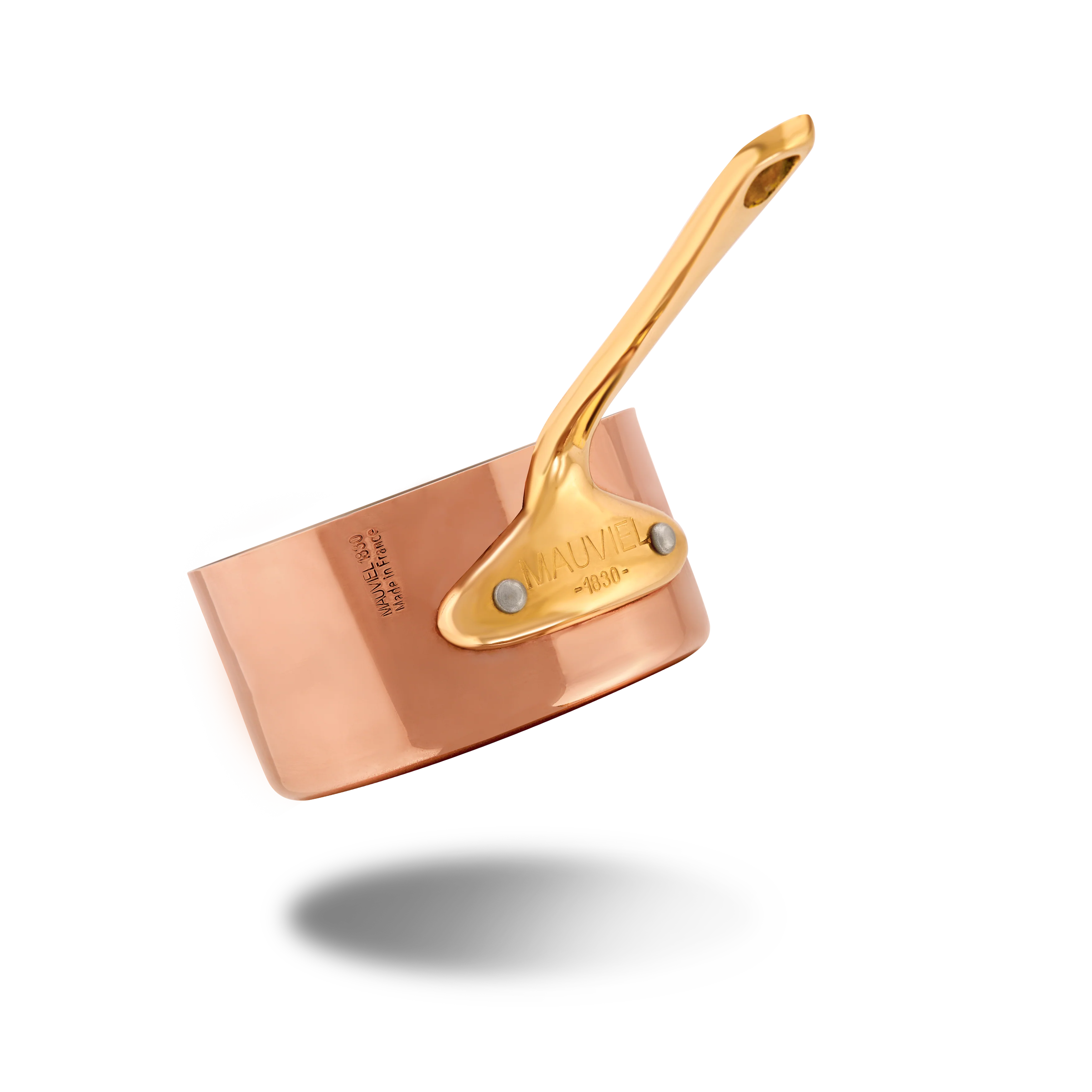 Mauviel M'MINIS Copper Sauce Pan With Brass Handles, 3.5-In - Image 3